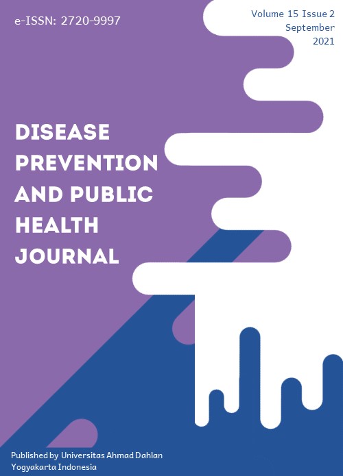 					View Vol. 15 No. 2 (2021): Disease Prevention and Public Health Journal
				